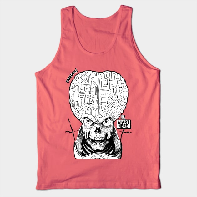 Mars Attacks Maze Tank Top by BitemarkMedia